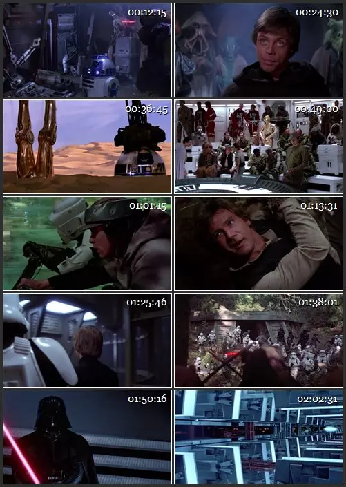 Кадр из фильма «Звездные войны: Эпизод 6 - Возвращение Джедая», 512x288
