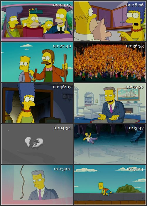 Кадр из фильма «Симпсоны в кино», 512x288